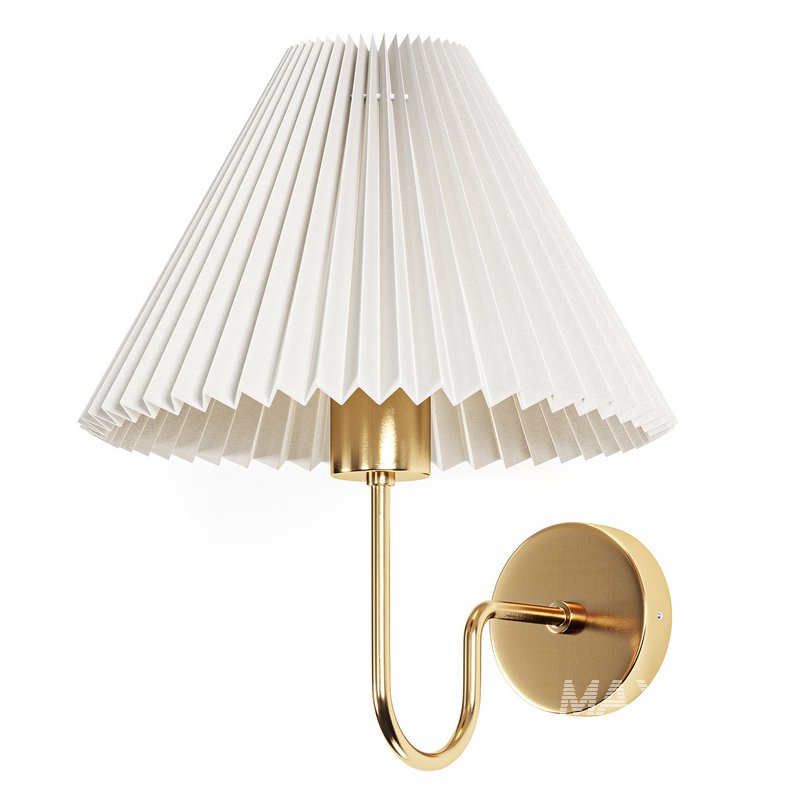 Pleated Shade Wall Sconce - Image 4