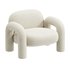 Bobo White Boucle Arm Chair - Thumbnail 1