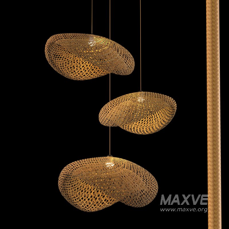 Bamboo Pendant Lamp - Image 1