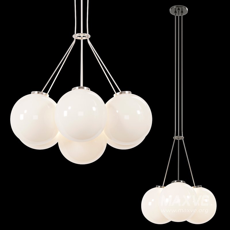 Glass 120 07R, 03R Chandelier set - Image 4