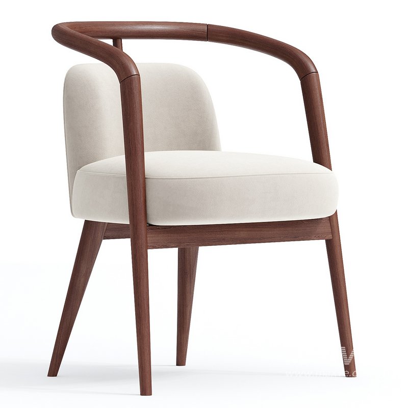 walnut,blue velvet - Image 2