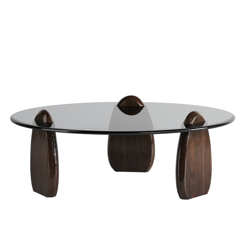 coffee table with glass top moduluxe - Image 3