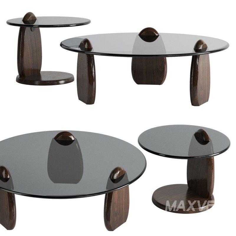 coffee table with glass top moduluxe - Image 5