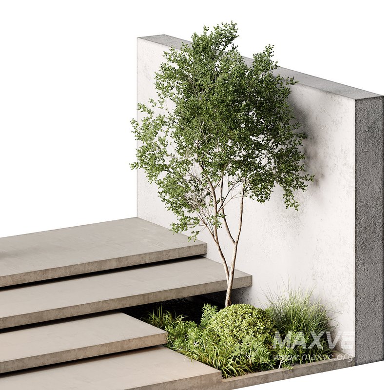 Landscape Furniture stairs – Set 01 - Image 5