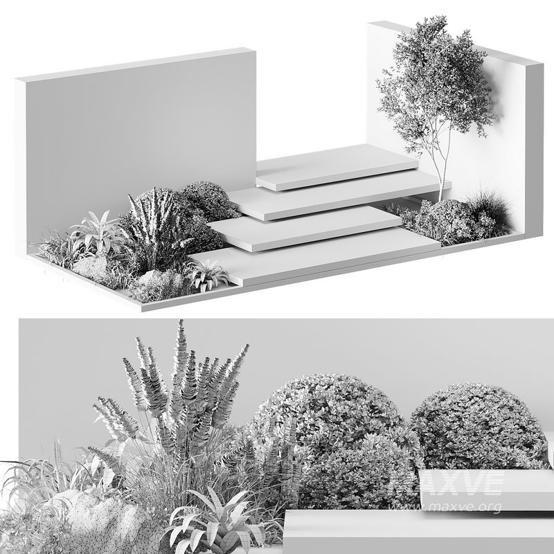 Landscape Furniture stairs – Set 01 - Image 3