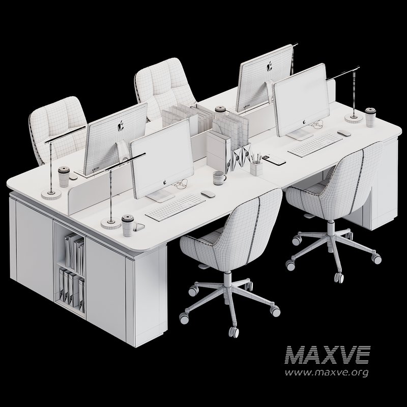 Employee Set Office Furniture 13 - Image 6
