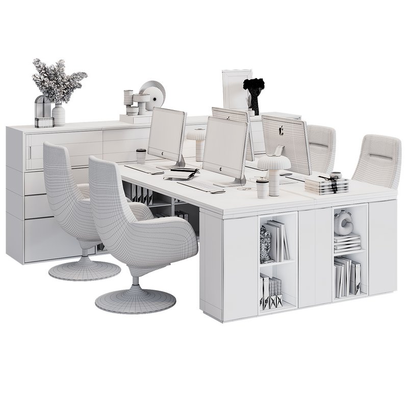 Employee Set Office Furniture 14 - Image 6