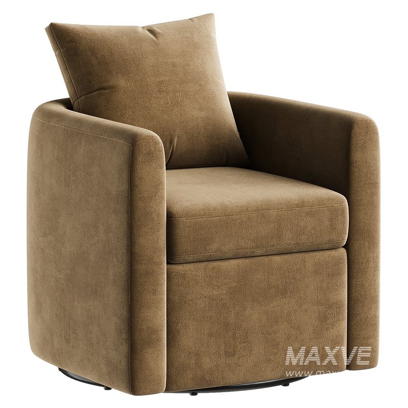 chelseaann upholstered swivel barrel - Image 1