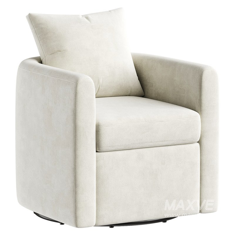 chelseaann upholstered swivel barrel - Image 2