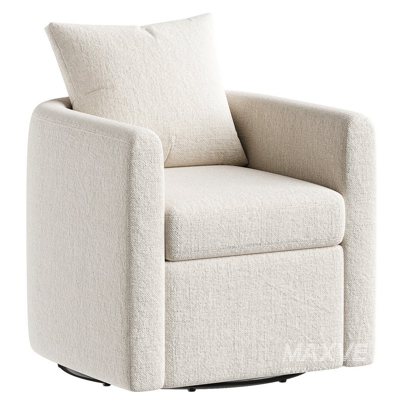 chelseaann upholstered swivel barrel - Image 3