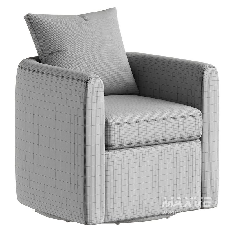 chelseaann upholstered swivel barrel - Image 6