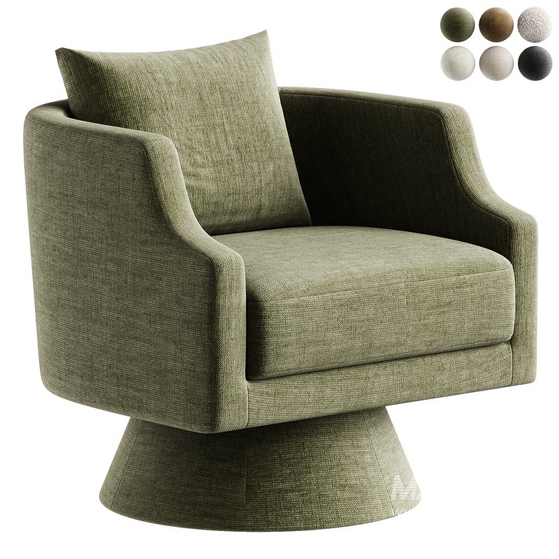 makeshia velvet swivel barrel - Image 3