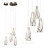 Glace White 1-3 Light Multi-Drop Pendant - Thumbnail 1