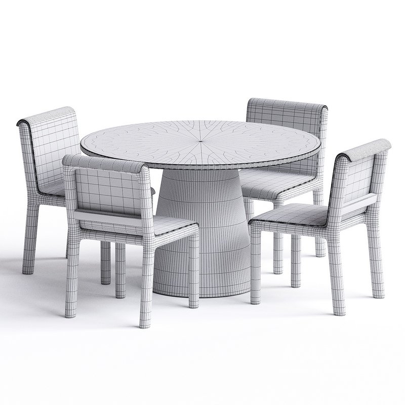 set table and chair - Image 2