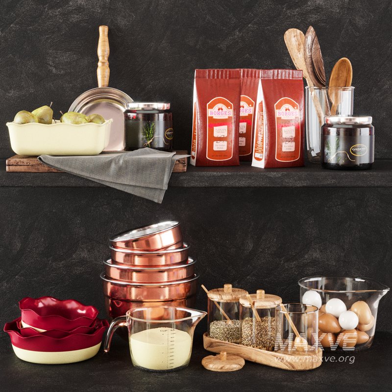 Kitchen Decorative set 017 - Image 1
