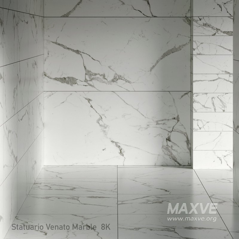 Statuario Venato Marble 8K - Image 1