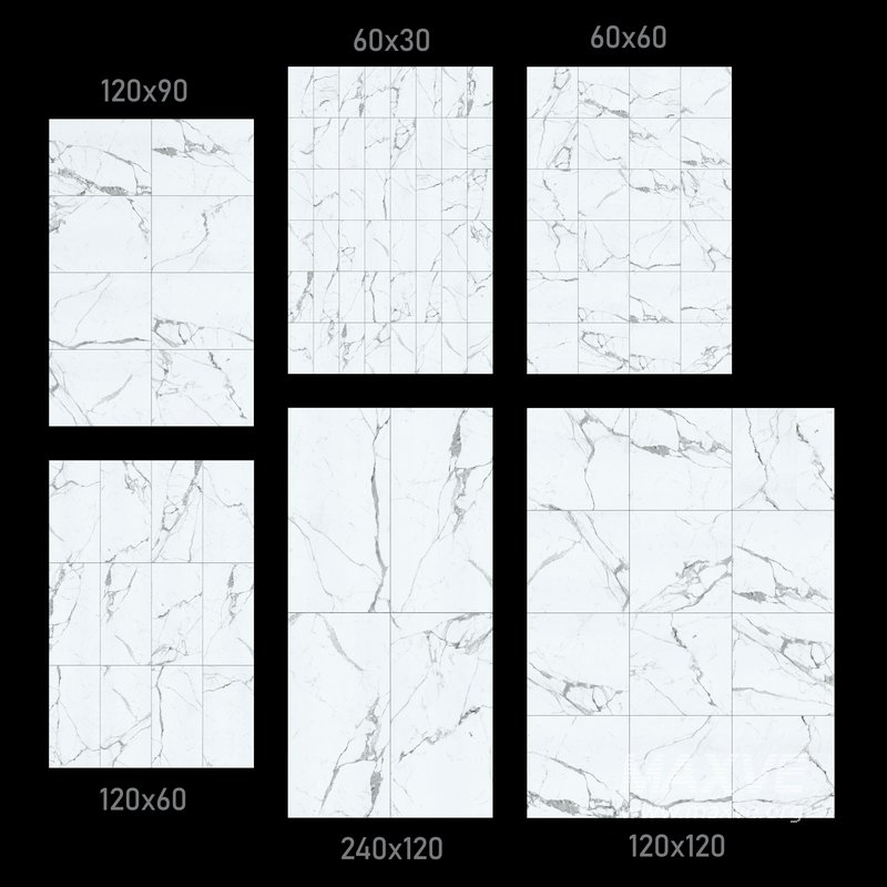 Statuario Venato Marble 8K - Image 3