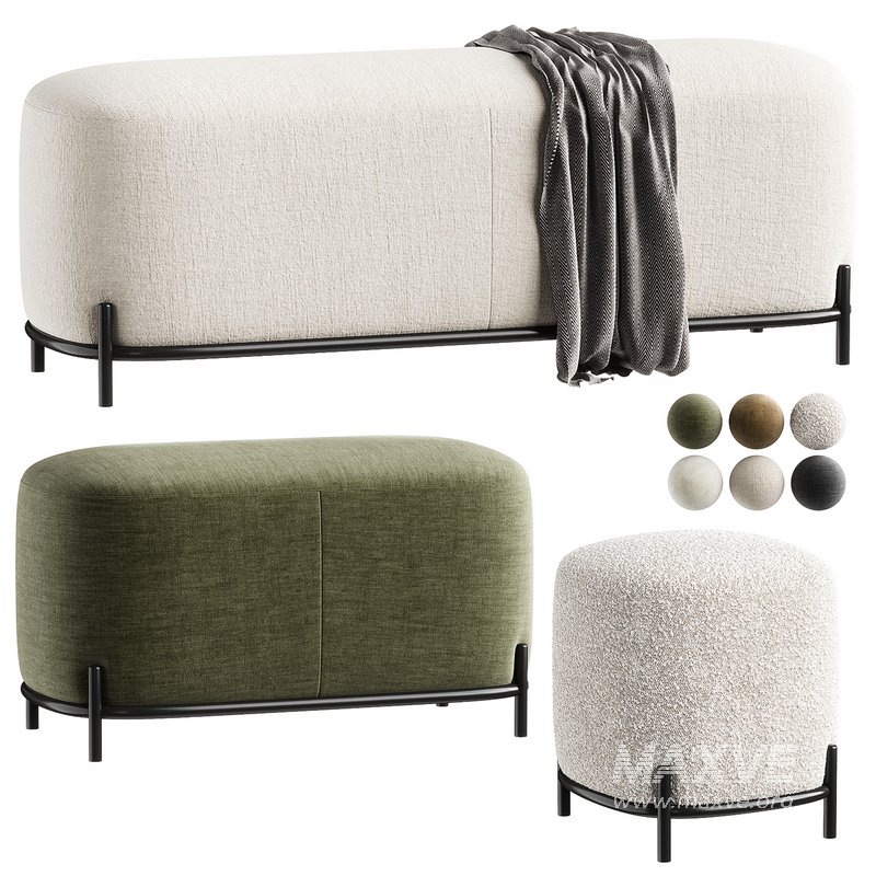 pouf metal - Image 1