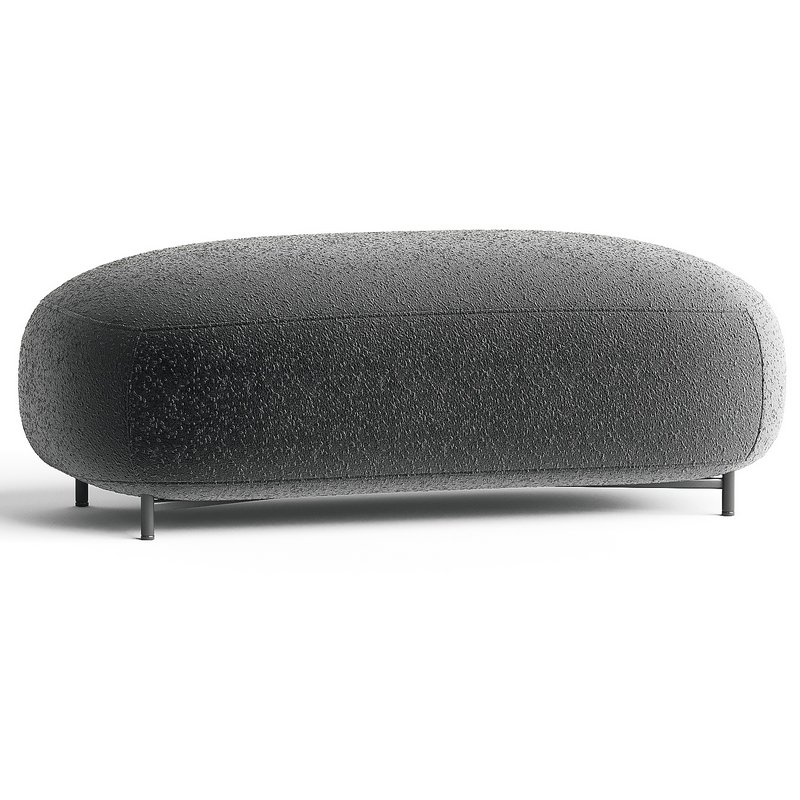 pouf sariq kvadrat - Image 3