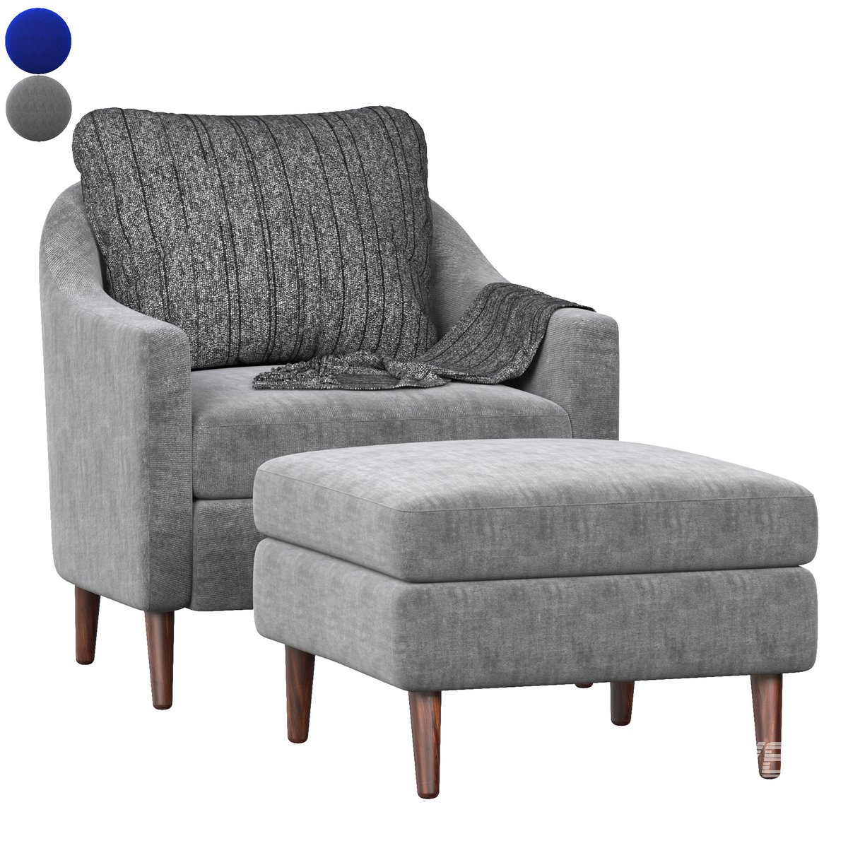 Everett Chair by West Elm - Image 1