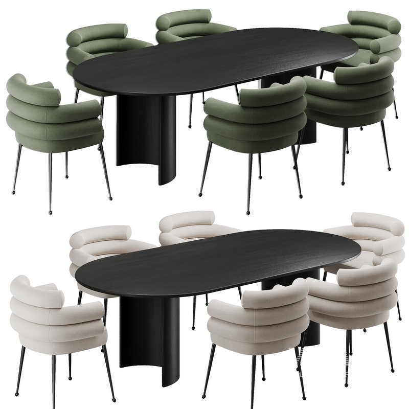 Dinning chair and table172 - Image 1