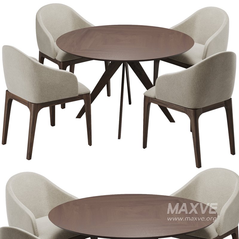 Dinning chair and table177 - Image 1