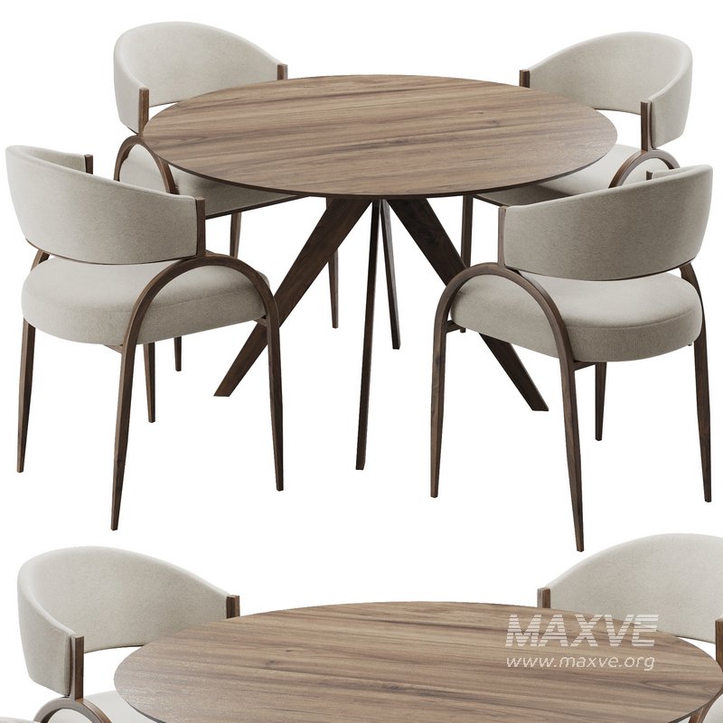 Dinning chair and table166 - Image 1