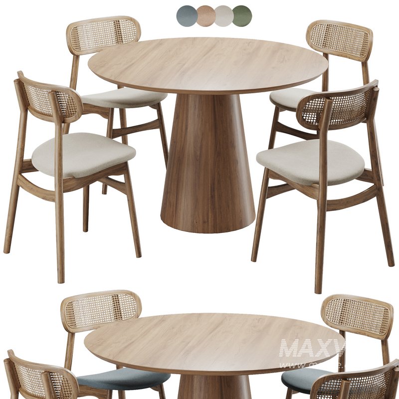 Dinning chair and table164 - Image 1