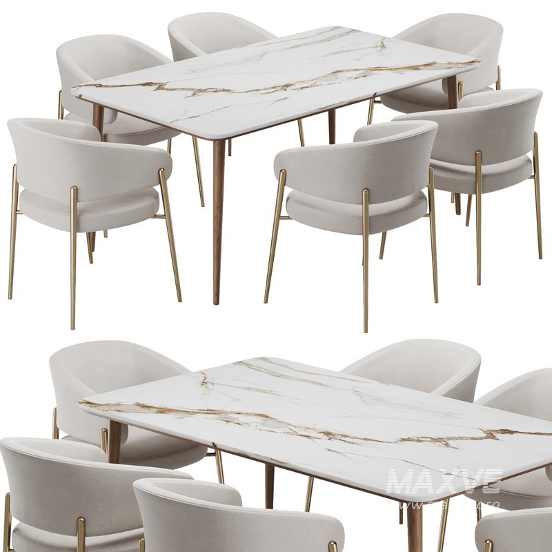 Dinning chair and table182 - Image 1