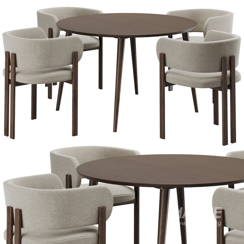 Dinning chair and table178 - Image 1