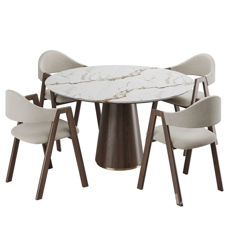 Dinning chair and table176 - Image 3