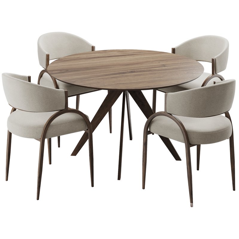 Dinning chair and table166 - Image 4