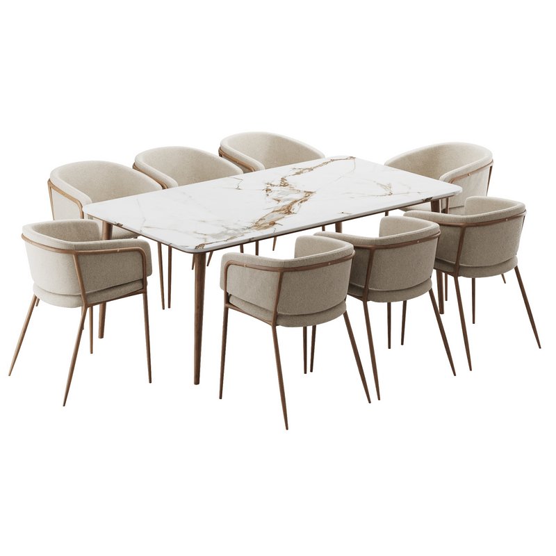 Dinning chair and table170 - Image 2