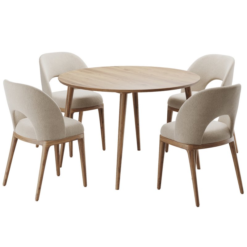 Dinning chair and table163 - Image 1
