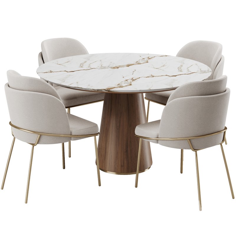 Dinning chair and table167 - Image 3