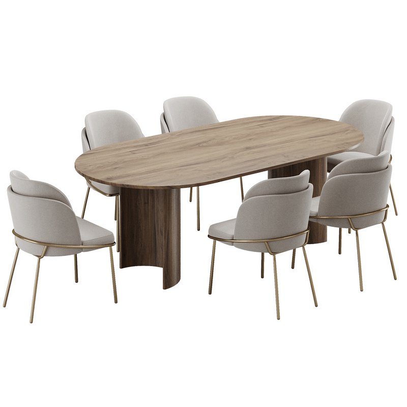 Dinning chair and table175 - Image 3