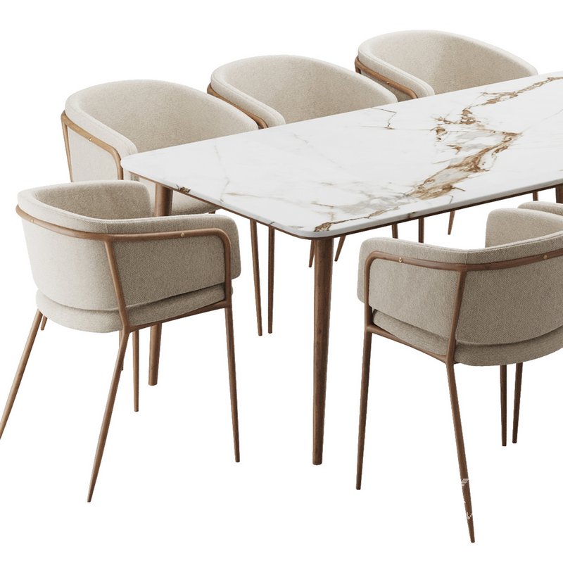 Dinning chair and table170 - Image 4