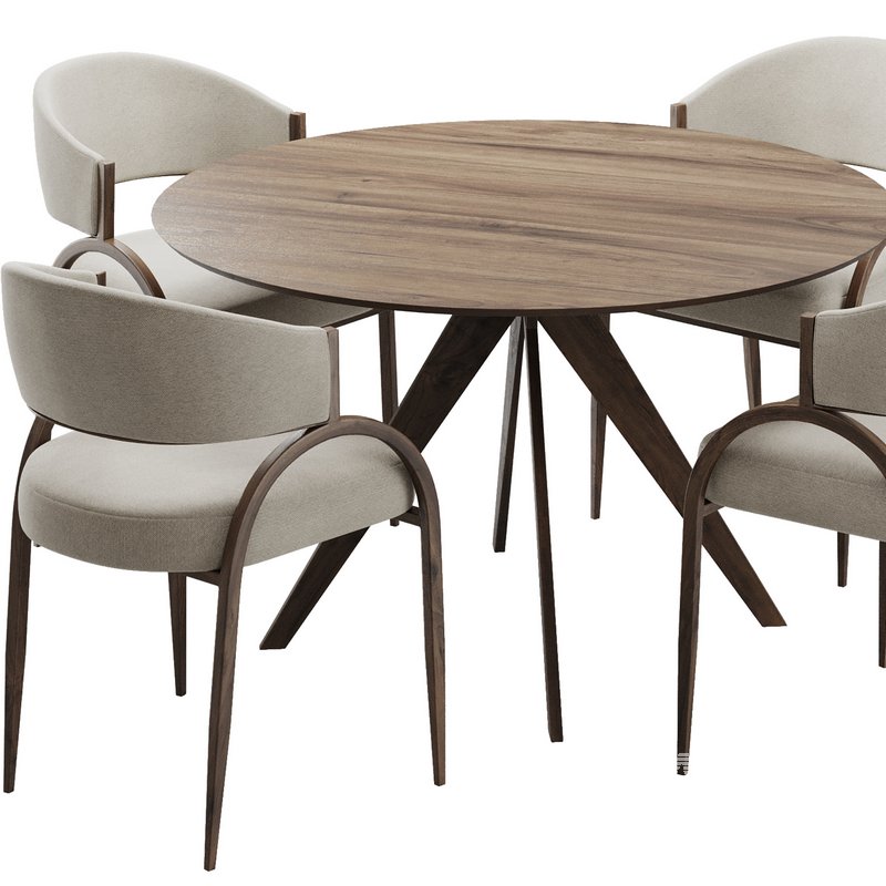 Dinning chair and table166 - Image 5