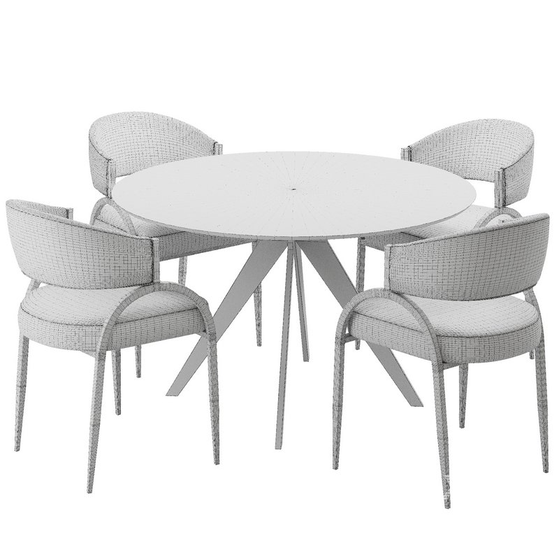 Dinning chair and table166 - Image 6