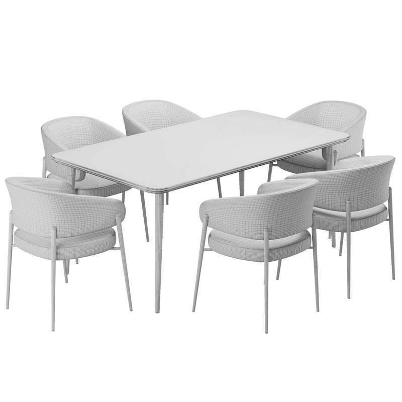 Dinning chair and table182 - Image 6