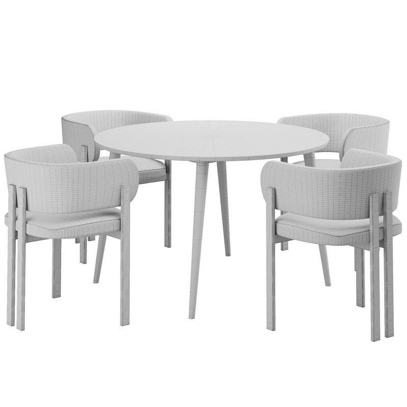 Dinning chair and table178 - Image 6