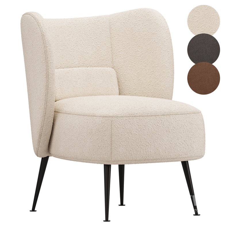 Snowy Comfort Lounge Chair - Image 1