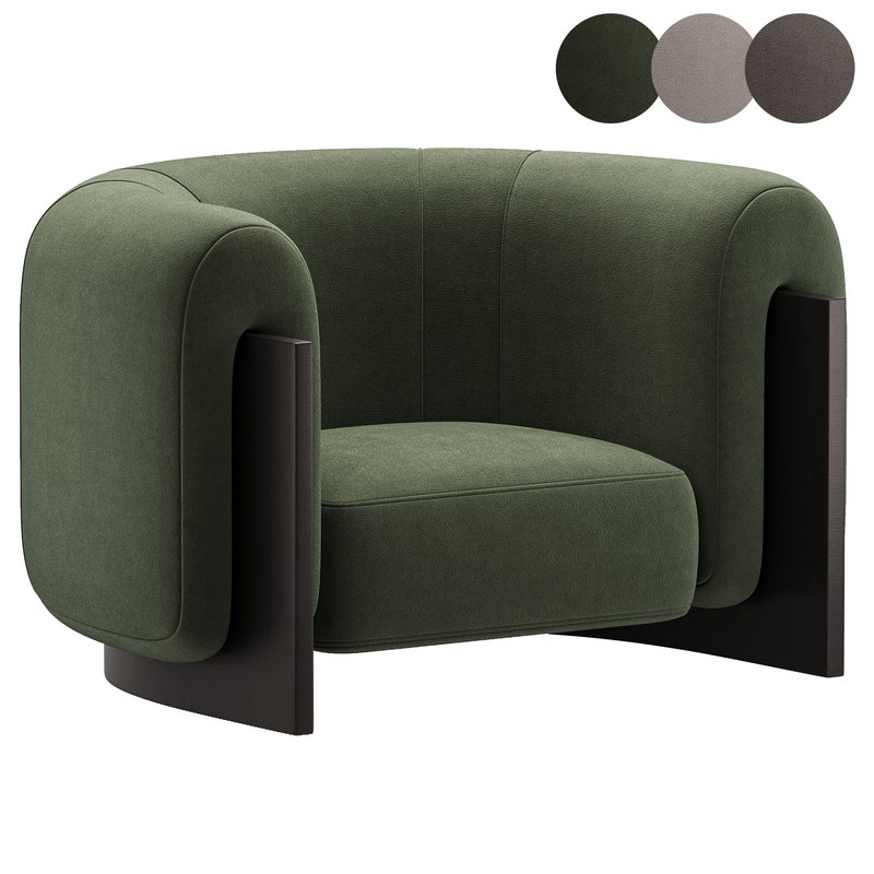 Minuit Armchair by Stephane Parmentier - Image 1