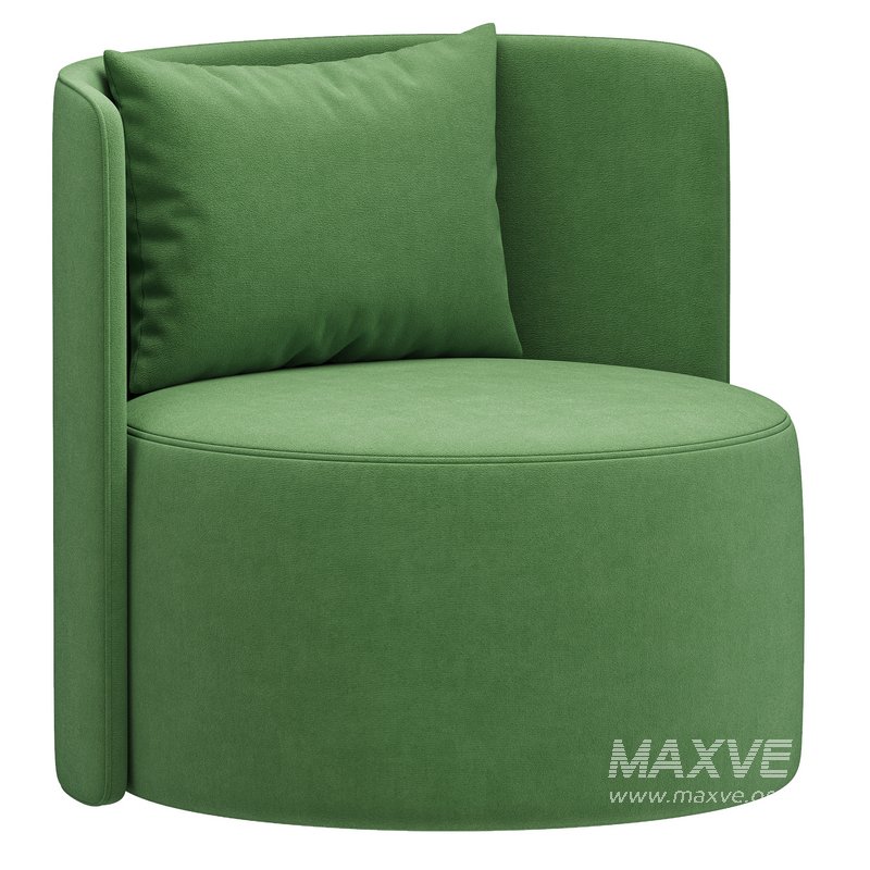 Armchair REYNAUX CURVE GRAY 1 - Image 4