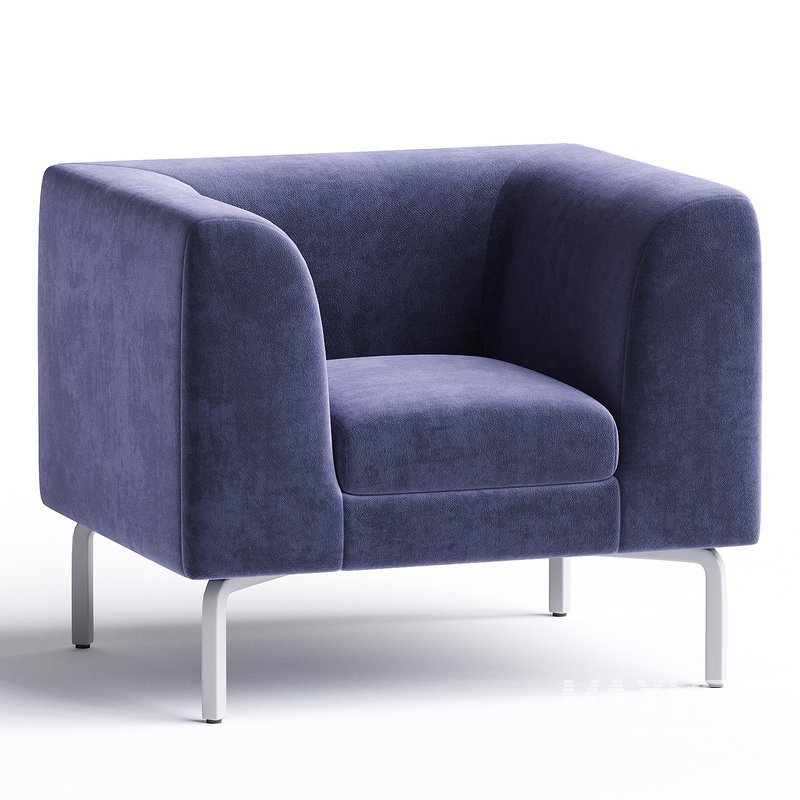 qora kreslo metal 2 - Image 2