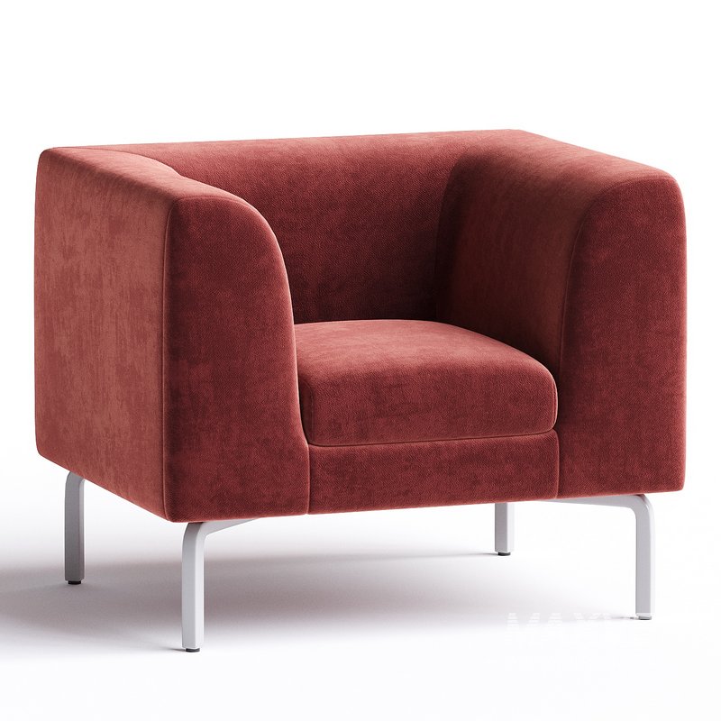 qora kreslo metal 2 - Image 1