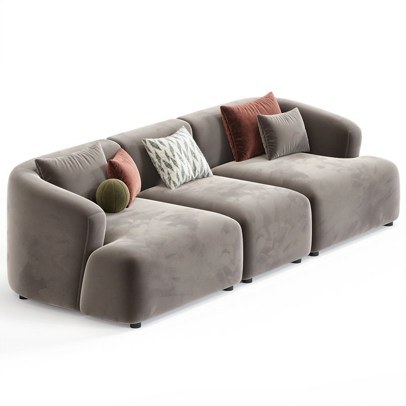 Sofia 3 Plazas Sofa By Westwing - Image 2