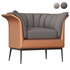 Amura_Buttercup_Armchair_in_Warm_Brown_by_Luca_Scacchetti - Thumbnail 1