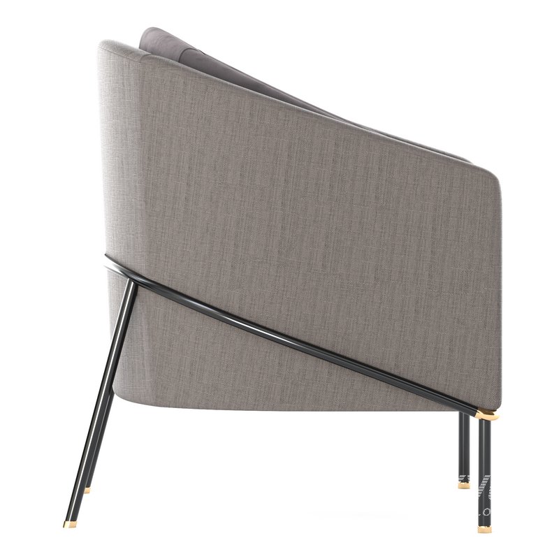 Minotti Fil Noir fauteuil - Image 2