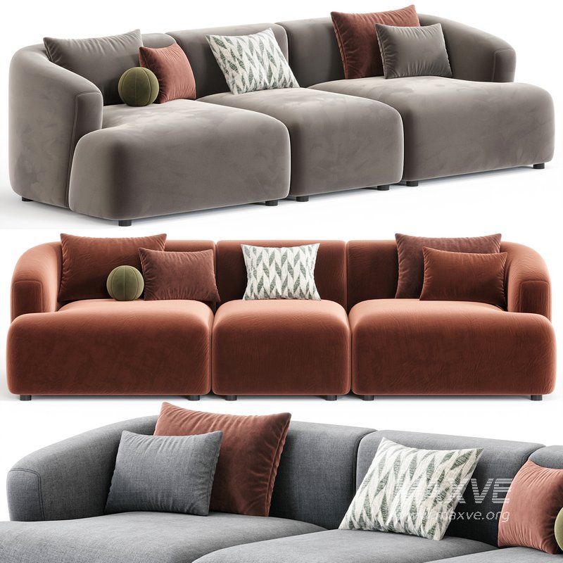 Sofia 3 Plazas Sofa By Westwing - Image 3